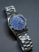 Seiko Mod Day&Date cadran bleu — photo 3